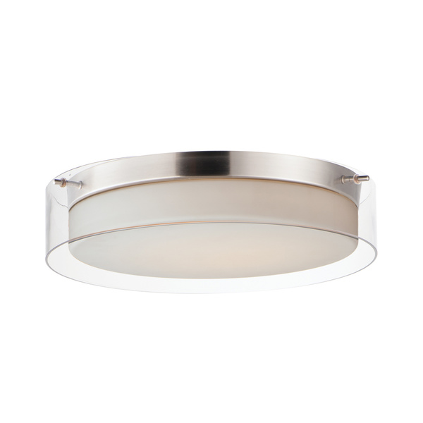 Maxim Lighting Duo 16'' Round Flush Mount 12284CLSWSN